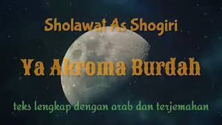 Ya Akroma || Tanah Baru As-shogiri