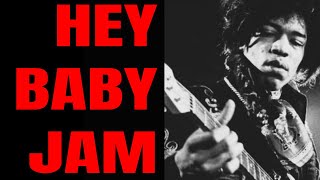 Hey Baby Jam Jimi Hendrix Style Backing Track (A Minor) chords