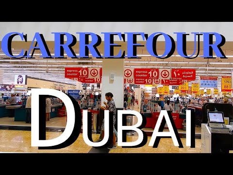 Shopping  in Carrefour – Mall of The Emirates, Dubai, UAE