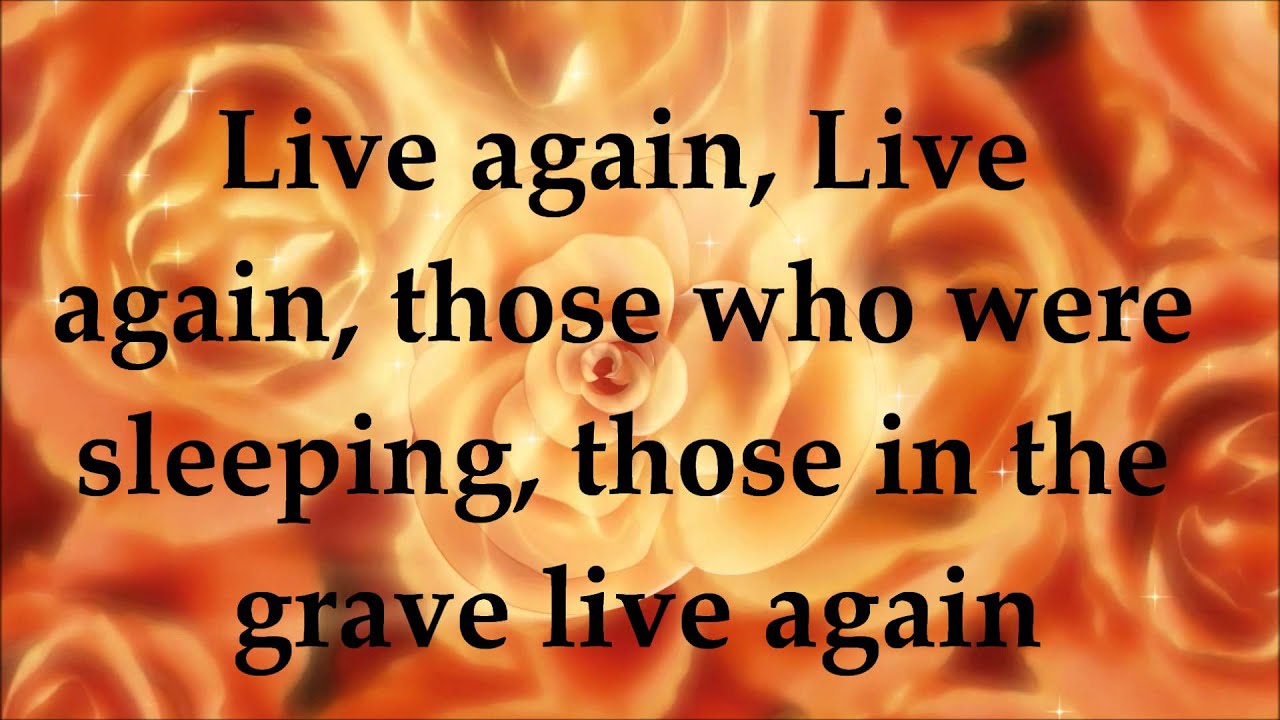 Song of Ezekiel Paul Wilbur Lyrics Your Great Name 2013 YouTube