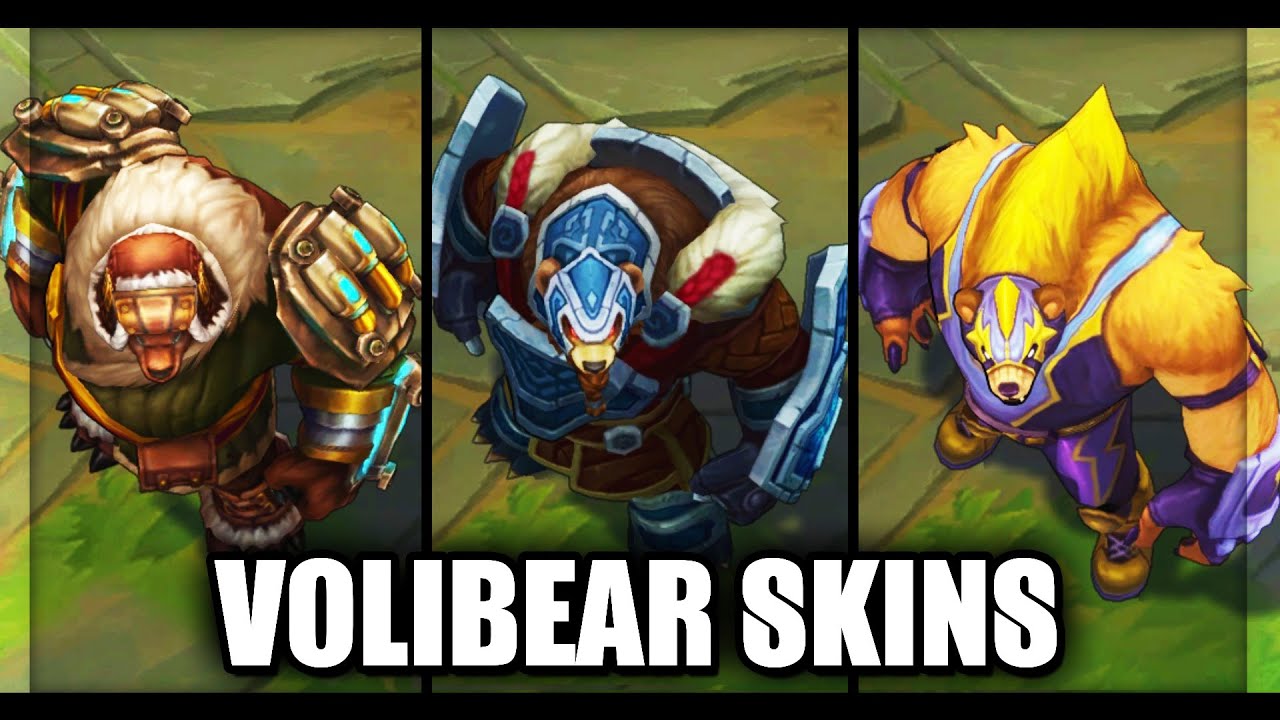 volibear skins rework, all volibear skins rework, volibear skins, all v...