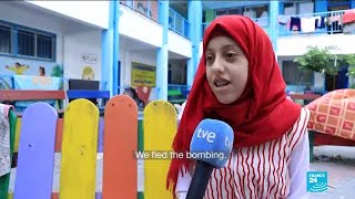 In Gaza, UN classrooms become dormitories as Palestinians flee conflict
