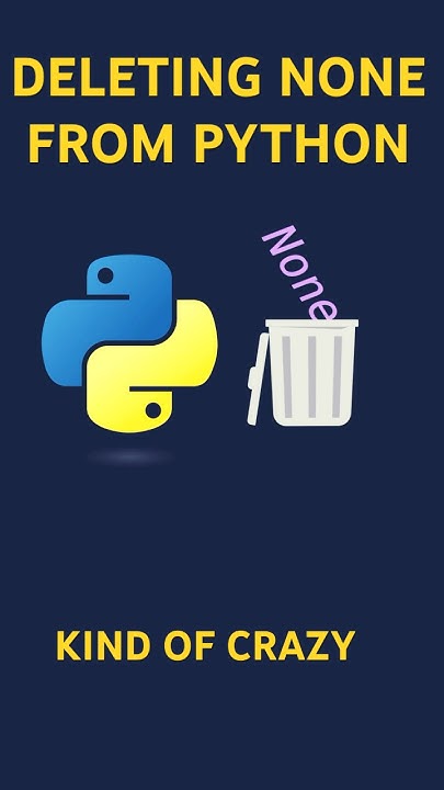 Deallocating None from Pythons runtime #python #pythonprogramming # ...