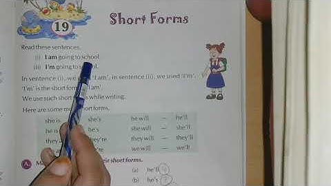 Ch-19 Short Forms