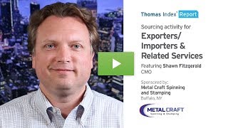 Thomas Index Report: Sourcing activity for Exporters/Importers & Related Services.