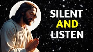 💌Jesus says : 🌈 Silent and Listen my child ✝️||god's message today💞#godmessage #godsays #jesus
