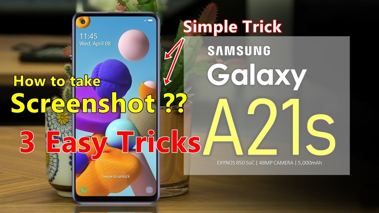 How to take screenshot on Samsung A21s | 3 Easy Tricks | 3 Easy Ways