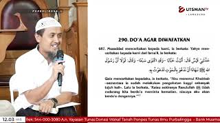 LIVE Al-Adabul Mufrod | Do'a Agar Diwafaatkan | Hadits No.687 - Ustadz Abdullah Zaen, Lc. M.A.