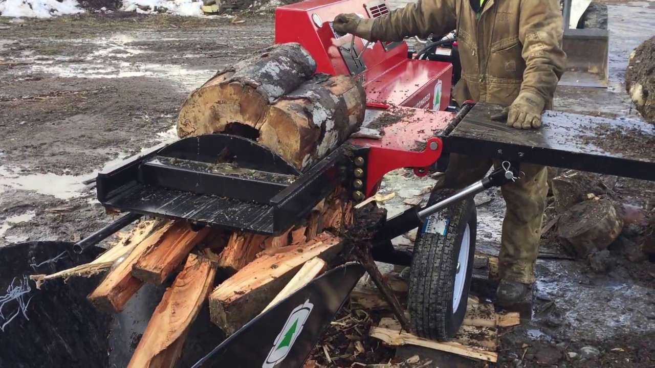 Fast Firewood Splitting AutoSplit YouTube