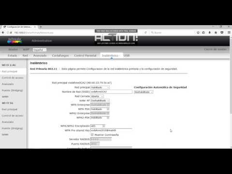 como configurar router technicolor vodafone