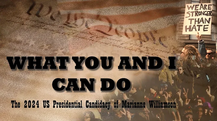 Marianne Williamson For President 2024 | Our Journey So Far