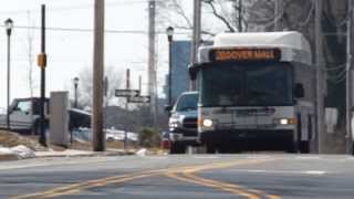 DART First State Gillig Advantage Hybrid Electric Bus 165 on the 120 arriving to Dover Transit