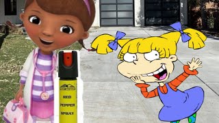 Doc Mc stuffins pepper sprays Angelica/Ungrounded