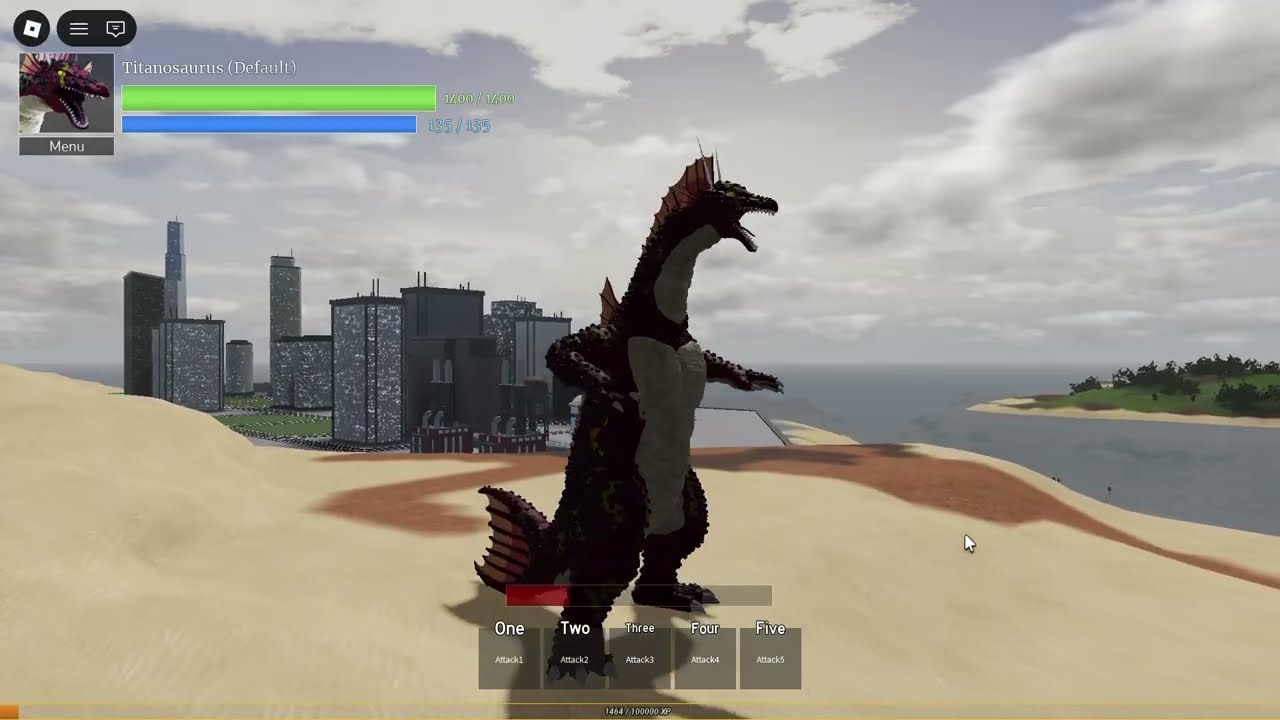 Roblox Age of titans Titanosaurus gameplay