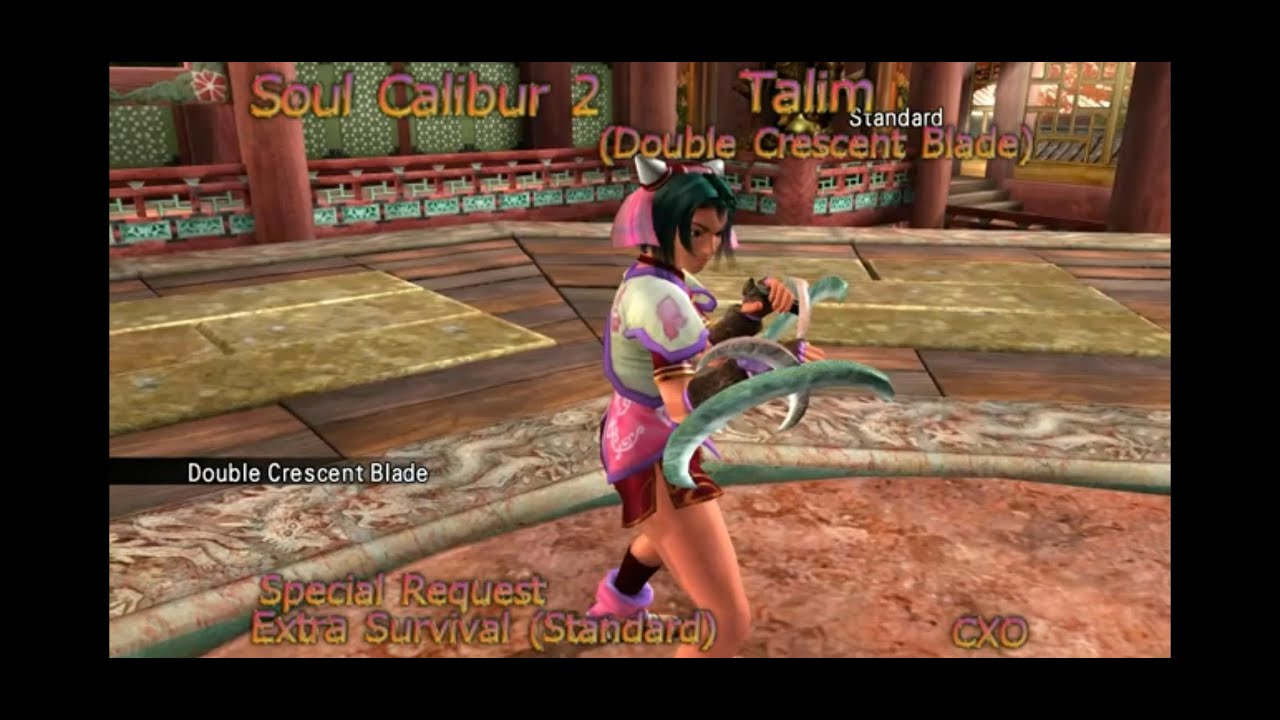 Talim Weapons Soul Calibur 2 HD - Talim (Double Crescent Blade) - Extra Survival ...