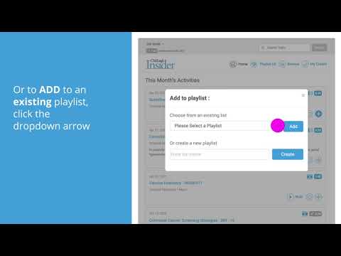CMEinfo Insider product tutorial: How to build and use playlists