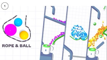 Rope And Balls Android Gameplay Walkthrough Part1Tutorial  #videogames   #treding #gamesinfinite #22