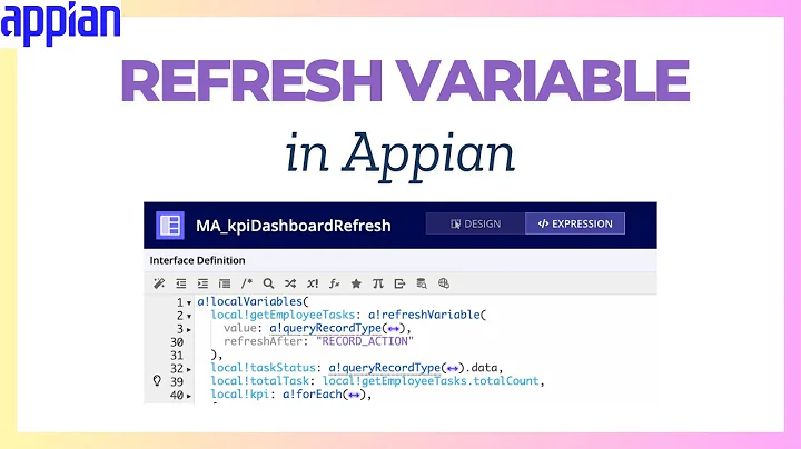 Refresh Variables in Appian – How to use Refresh Variable  | Appian Tutorial for beginners