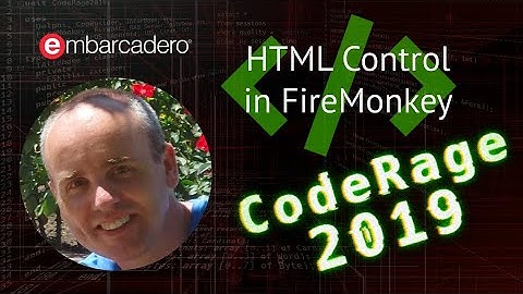 A Simple FMX HTML Control - CodeRage 2019