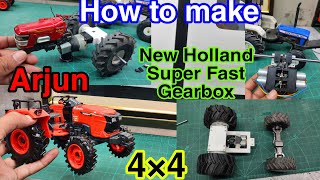 How to make // Super Fast Gearbox // New Holland tractor // Arjun