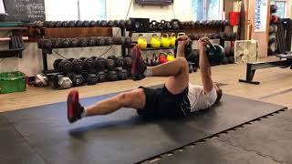 Deadbug Kettlebell Hold (Double)