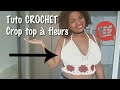 Top granny square en crochet 