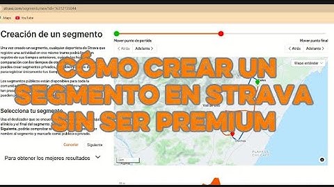 Cómo crear  segmento en Strava sin ser premium #strava #deporte #ciclismo #running #mtb #comosehace