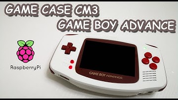 GBA Powered by Raspberry Pi CM3 GAME CASE - First GBA CM3 from China