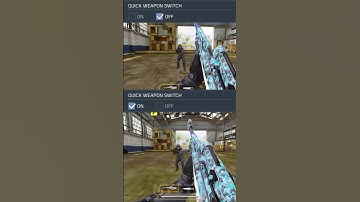 On VS Off Setting Comparison - CODM #shorts #codm #codmobile #mobilegaming #fps #settings #aim