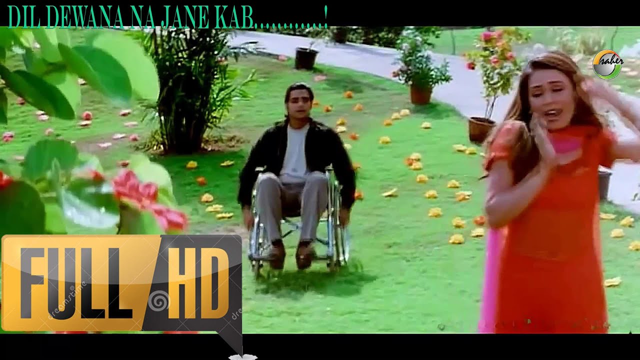 Dil Diwana Na Jane Kab - Daag: The Fire (1080p HD Song) - YouTube