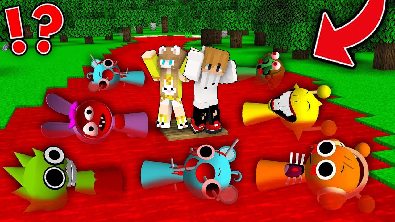 BLOOD RIVER with SCARY SPRUNKI Visited US