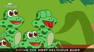 Edewcate English Rhymes - Five Little Speckled Frogs