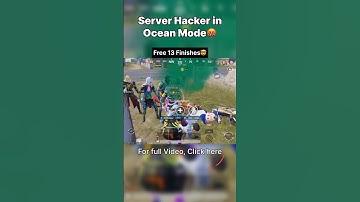 Server Hacker finish half lobby in Ocean mode bgmi🤬😱 @CactoGaming13 #bgmi #shorts