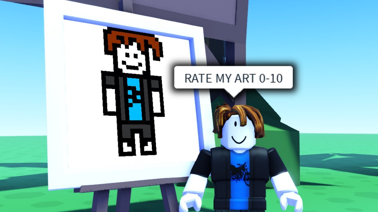 ken on X: roblox art moment  / X