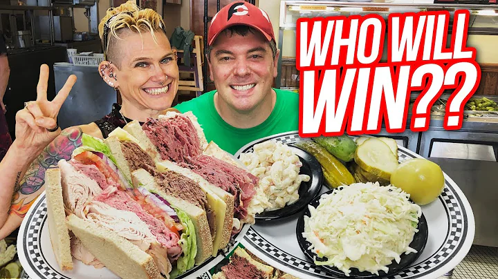 Massive 5-Meat Deli Sandwich Challenge w/ Molly Sc...