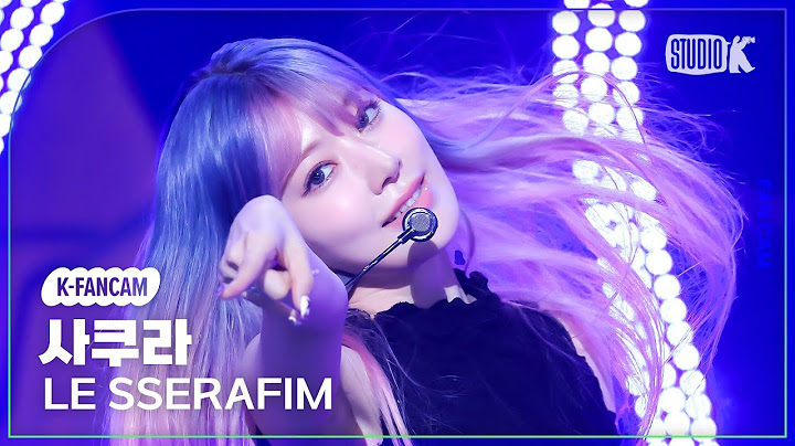[K-Fancam] 르세라핌 사쿠라 직캠 'CRAZY'(LE SSERAFIM SAKURA Fancam) @뮤직뱅크(Music Bank) 240830
