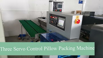 Three Servo Control High Speed Pillow Packing Machine