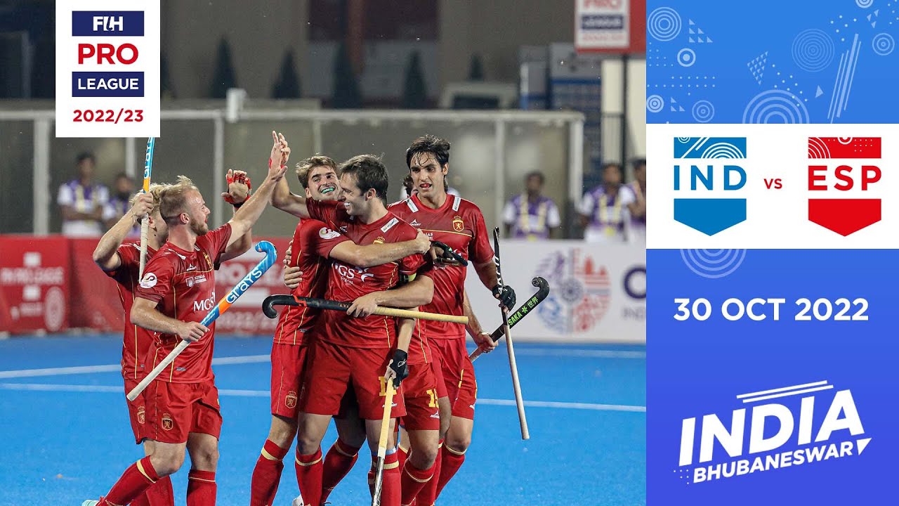 FIH Hockey Pro League 2022-23 India vs Spain (Men, Game 1) - Highlights