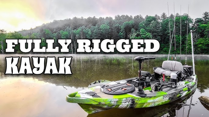 Super Rigged FeelFree Lure 10 V2 Poor man's 360 trolling motor 