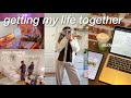 Getting my life together after sleeping in all day   productive week in my life  study vlog