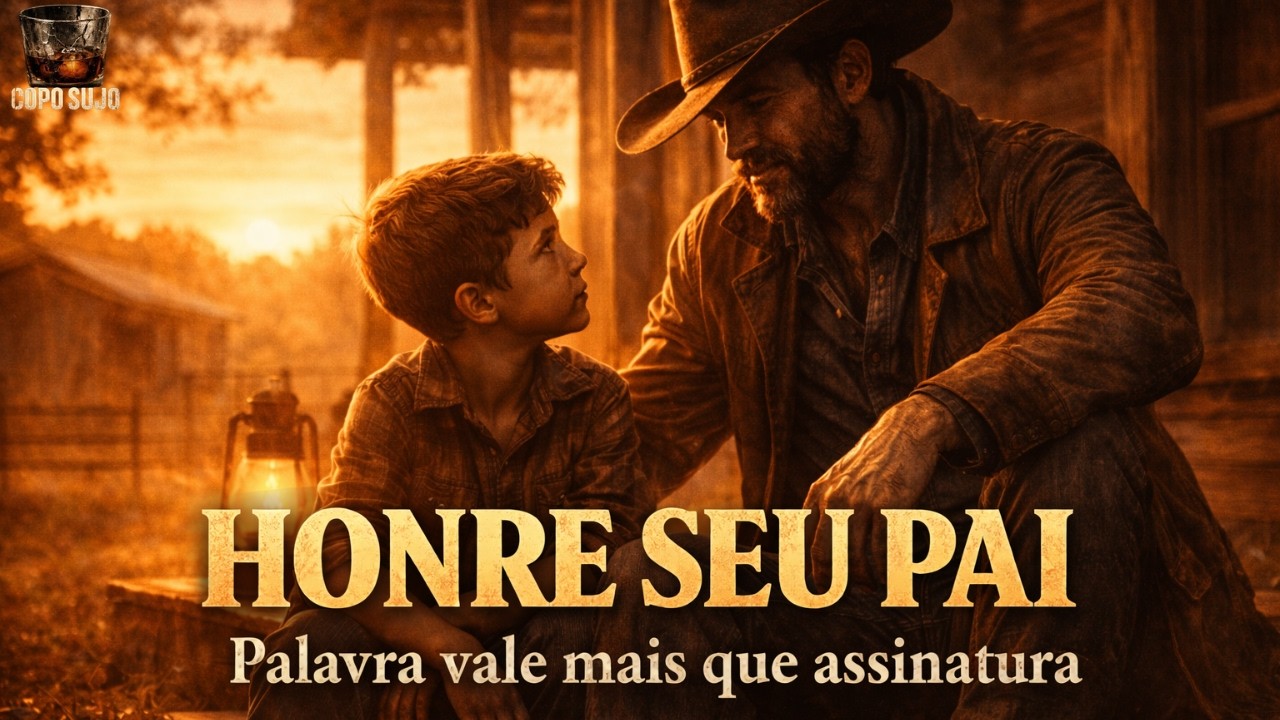 HONRE SEU PAI | PALAVRA VALE MAIS QUE ASSINATURA| COPO SUJO DARK COUNTRY BR