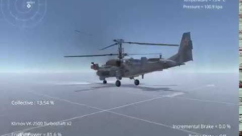 Silantro Unity3D Helicopter Simulator: Kamov KA-52 Weapons Test + Landing