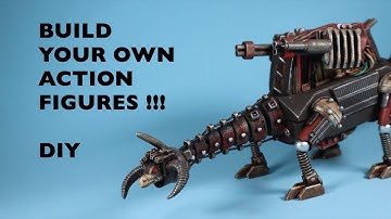 How to scratch build ACTION FIGURES from PLASTIC CASES !!! #2