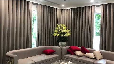 Rèm vải lắp động cơ