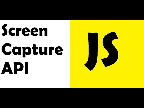 Javascript Screen Capture API Demo #javascript #screenrecorder