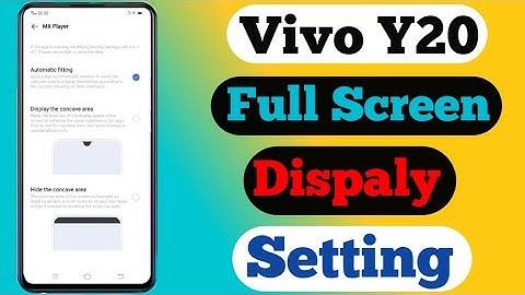 How To Full Screen Display On Vivo Y20 || Vivo Y20 Full Screen Display Setting कैसे On करे