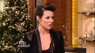 Эванджелин Лилли Интервью Тауриэль Хоббит Пустошь Смауга Evangeline Lilly   Gorgeous In Kelly Ripa I