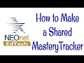 How to create a shared mastery tracker