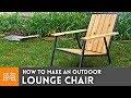 Modern Outdoor Lounge Chair // How To | I Like To Make Stuff