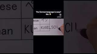 other languages vs. GERMAN #funny #comedy #instagram #foriegn